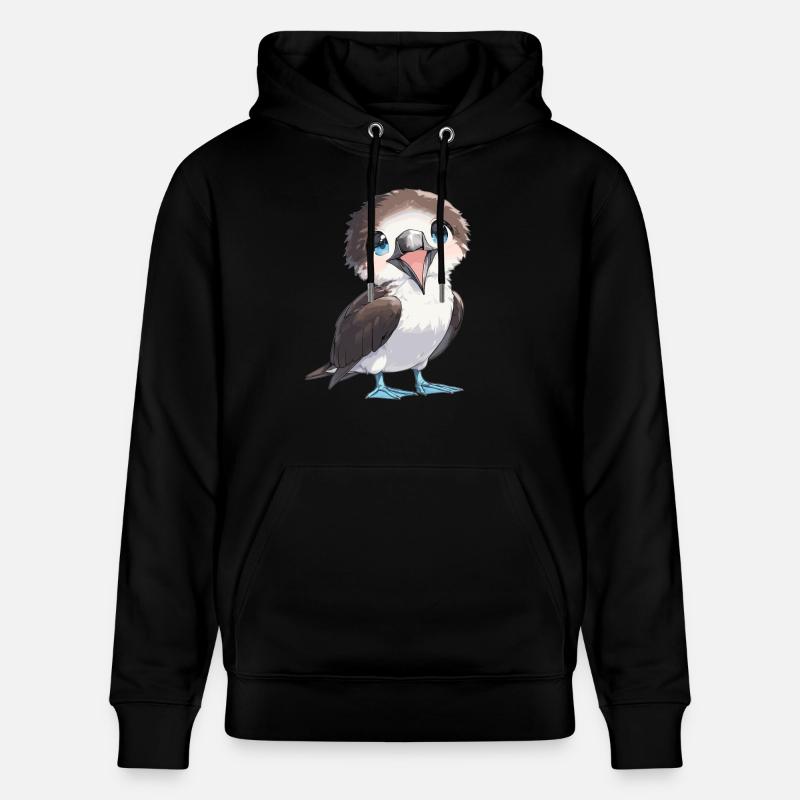 Fou à pieds bleus - Sweat à capuche bio CRUISER Stanley/Stella Unisexe - noir
