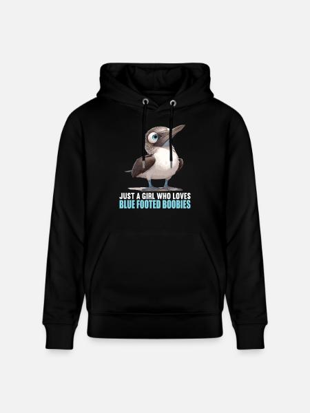 Blaufußtölpel - Stanley/Stella Unisex Bio-Hoodie CRUISER - Schwarz