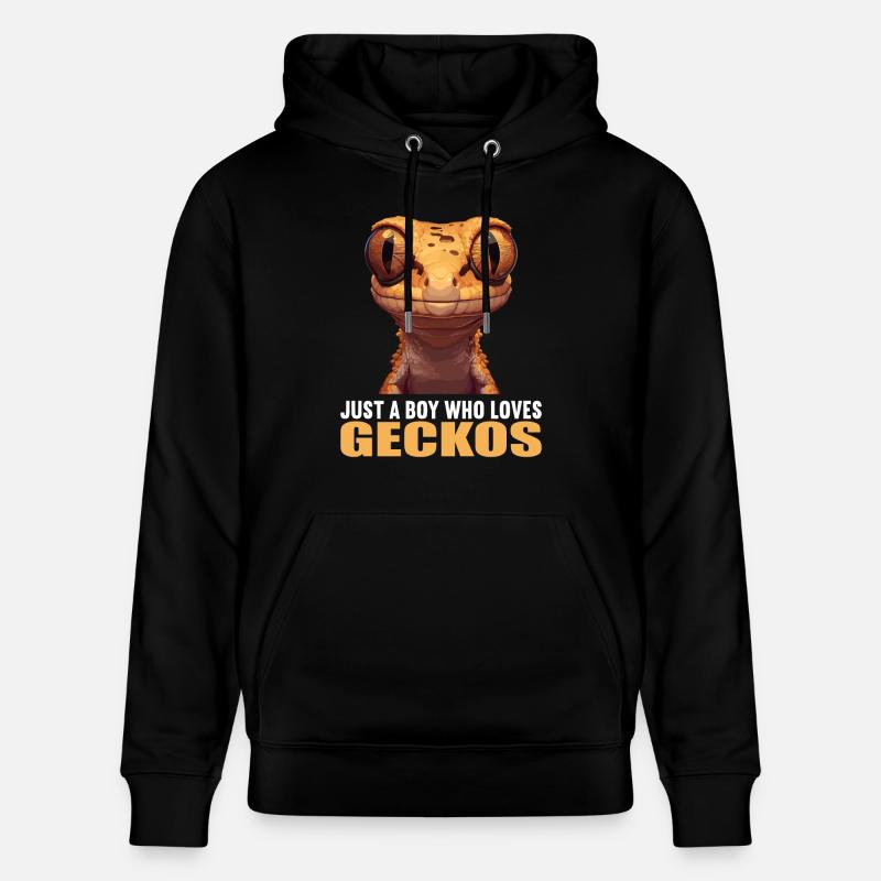 Geckos Geckos - Sweat à capuche bio CRUISER Stanley/Stella Unisexe - noir