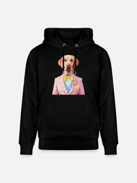 Labrador Retriever - Stanley/Stella Unisex Bio-Hoodie CRUISER  - Schwarz