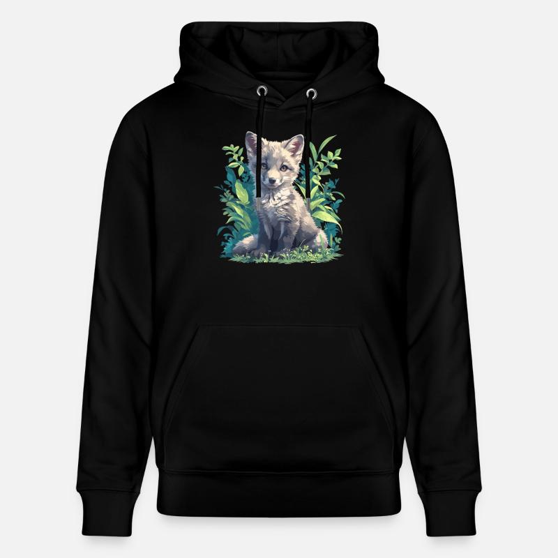 Graufüchse Graufuchs - Stanley/Stella Unisex Bio-Hoodie CRUISER  - Schwarz
