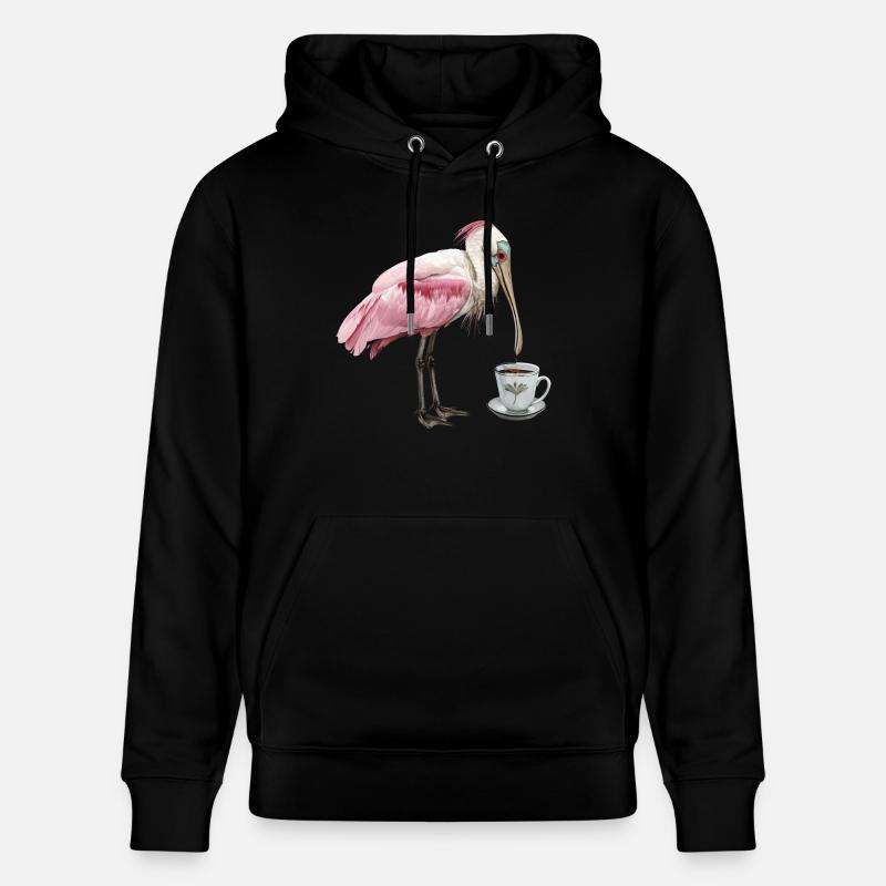 Löffel Kaffee - Stanley/Stella Unisex Bio-Hoodie CRUISER  - Schwarz