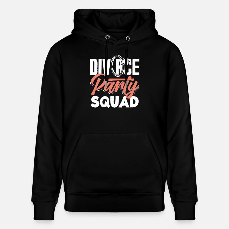 Scheidung Party Squad Feier Scheidung - Stanley/Stella Unisex Bio-Hoodie CRUISER - Schwarz