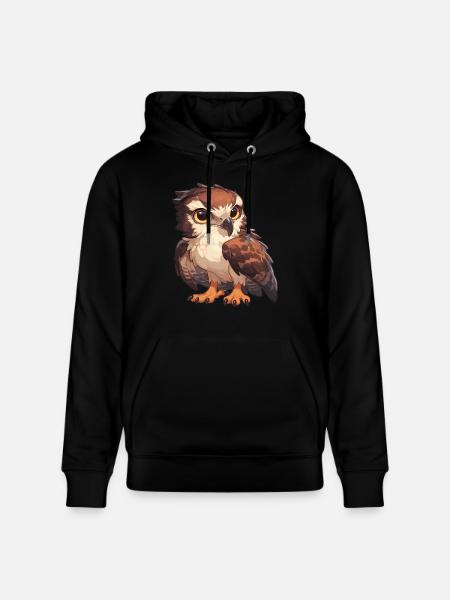 Faucon Faucon - Sweat à capuche bio CRUISER Stanley/Stella Unisexe - noir
