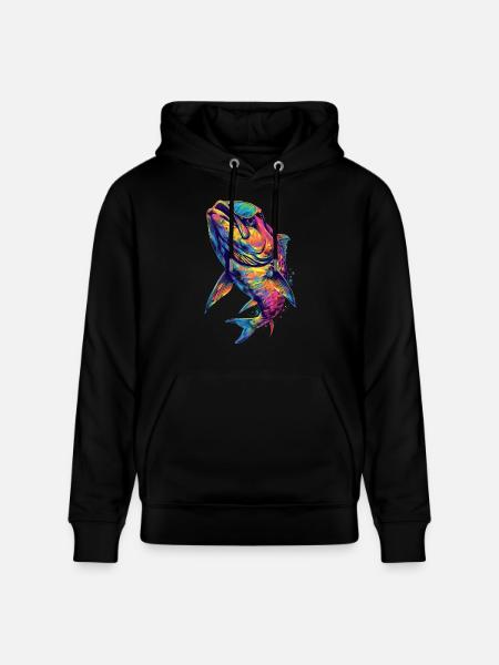 Tarpon - Stanley/Stella Unisex Bio-Hoodie CRUISER - Schwarz