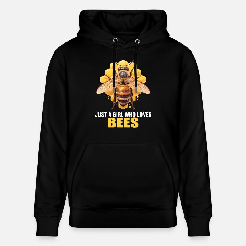 Abeilles Abeille - Sweat à capuche bio CRUISER Stanley/Stella Unisexe - noir