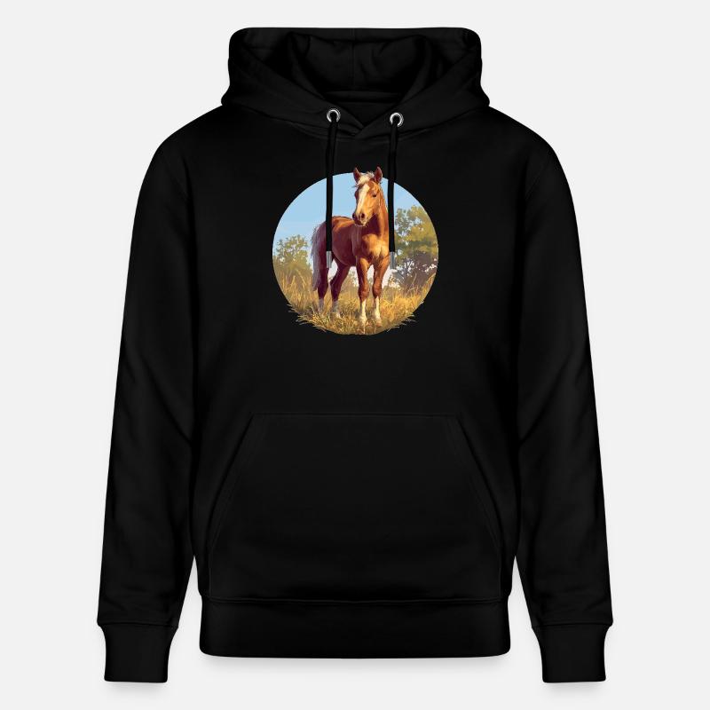 Chevaux Cheval - Sweat à capuche bio CRUISER Stanley/Stella Unisexe - noir
