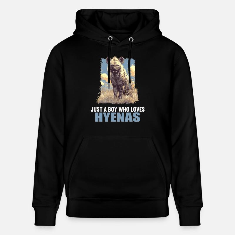Hyänen Hyäne - Stanley/Stella Unisex Bio-Hoodie CRUISER  - Schwarz