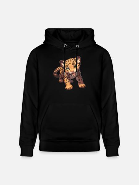 Jaguars Jaguar - Stanley/Stella CRUISER Unisex Organic Hoodie - black