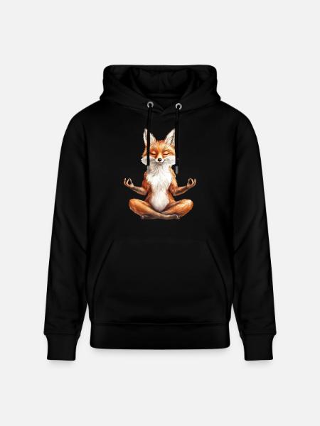 Fuchs - Stanley/Stella Unisex Bio-Hoodie CRUISER - Schwarz