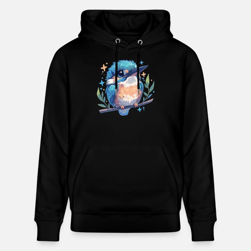 Eisvögel Eisvogel - Stanley/Stella Unisex Bio-Hoodie CRUISER  - Schwarz