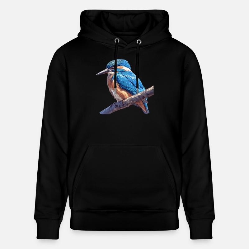 Martin-pêcheur Martin-pêcheur - Sweat à capuche bio CRUISER Stanley/Stella Unisexe - noir
