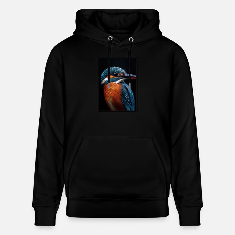 Eisvögel Eisvogel - Stanley/Stella Unisex Bio-Hoodie CRUISER  - Schwarz