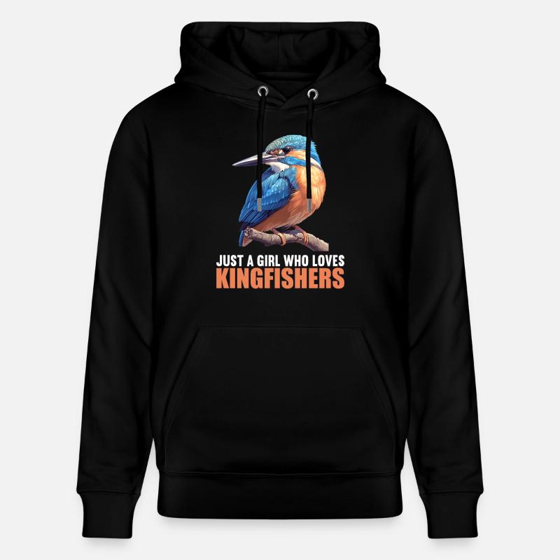 Eisvögel Eisvogel - Stanley/Stella Unisex Bio-Hoodie CRUISER  - Schwarz