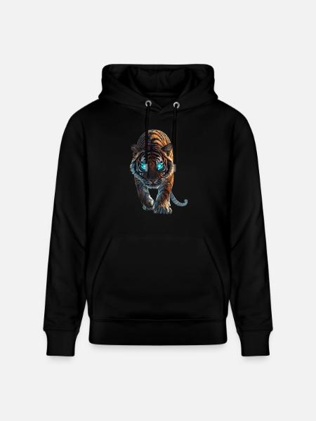 Tiger - Stanley/Stella Unisex Bio-Hoodie CRUISER  - Schwarz