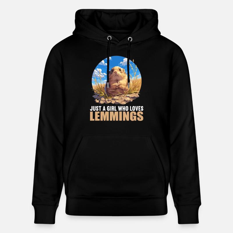 Lemmings Lemming - Sweat à capuche bio CRUISER Stanley/Stella Unisexe - noir