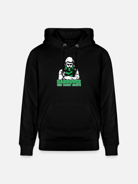 Hannover und sonst nichts - Stanley/Stella Unisex Bio-Hoodie CRUISER  - Schwarz