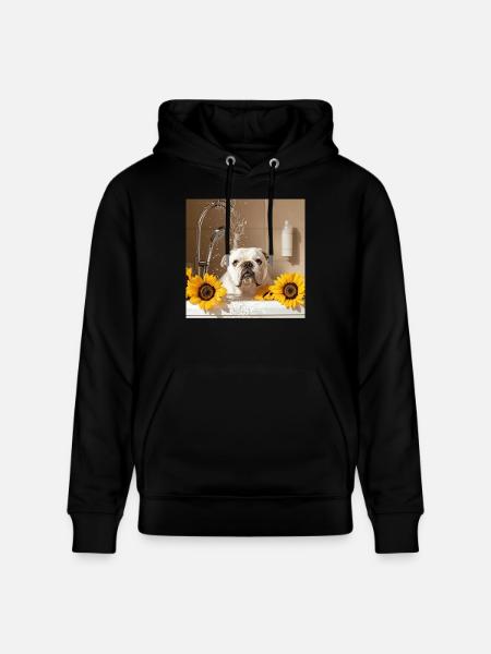 Bulldogge - Stanley/Stella Unisex Bio-Hoodie CRUISER  - Schwarz