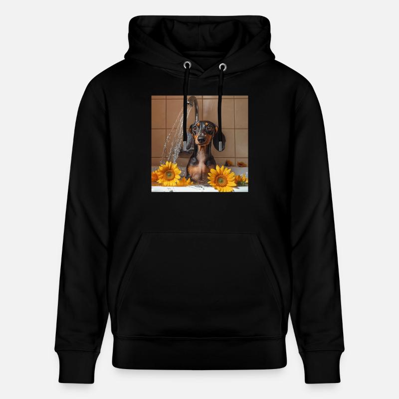 Dackel - Stanley/Stella Unisex Bio-Hoodie CRUISER  - Schwarz