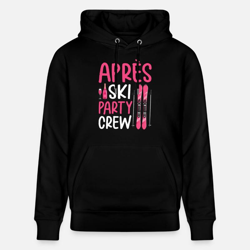 Équipe de fête après ski - Sweat à capuche bio CRUISER Stanley/Stella Unisexe - noir