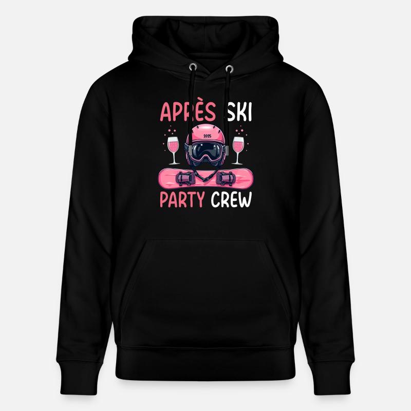 Équipe de fête après ski - Sweat à capuche bio CRUISER Stanley/Stella Unisexe - noir