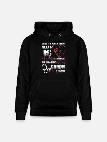 Cardiologist Amazing Cardiologist - Stanley/Stella CRUISER Unisex Organic Hoodie - black