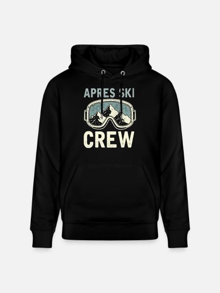 Après Ski Crew - Stanley/Stella CRUISER Unisex Organic Hoodie - black