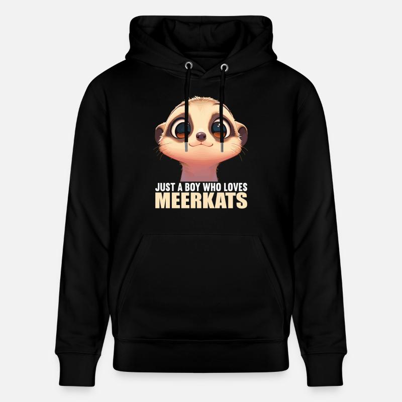Meerkat Erdmännchen - Sweat à capuche bio CRUISER Stanley/Stella Unisexe - noir