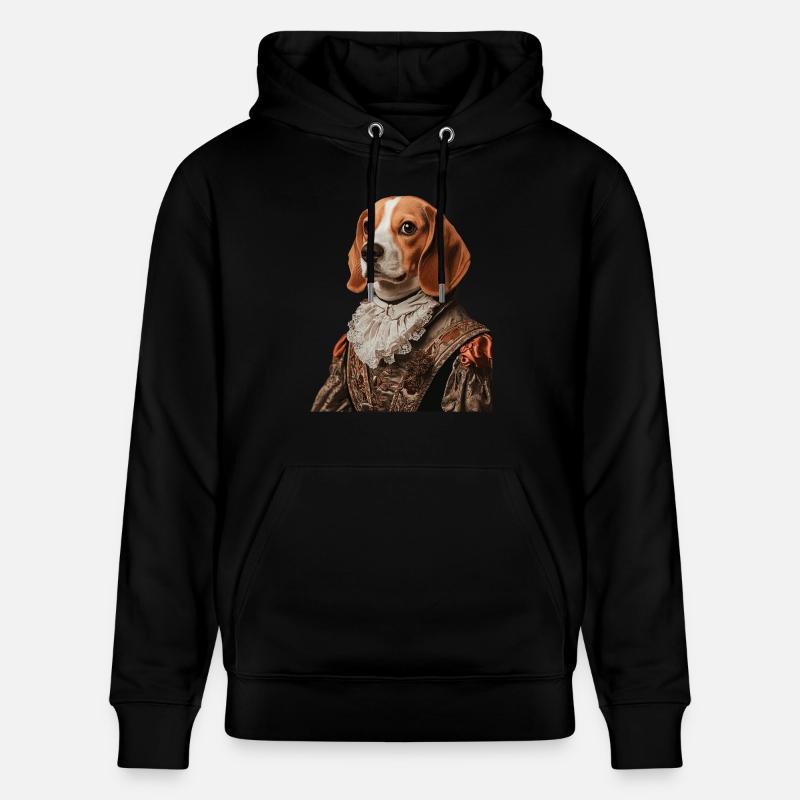 Beagle - Stanley/Stella Unisex Bio-Hoodie CRUISER  - Schwarz