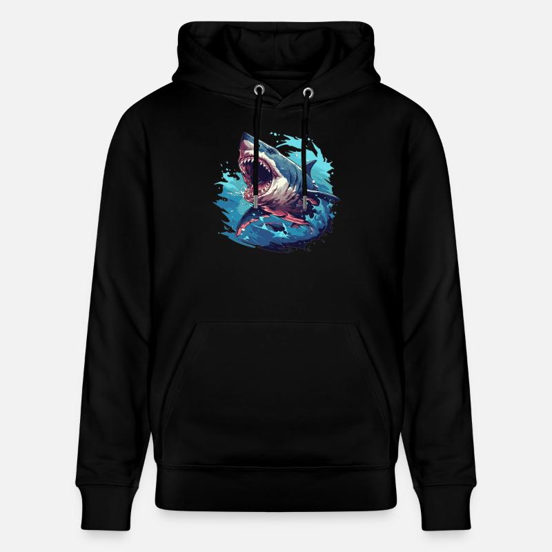 Mégalodons Megalodon - Sweat à capuche bio CRUISER Stanley/Stella Unisexe - noir