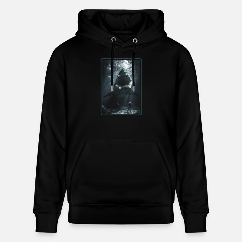 Mégalodons Megalodon - Sweat à capuche bio CRUISER Stanley/Stella Unisexe - noir