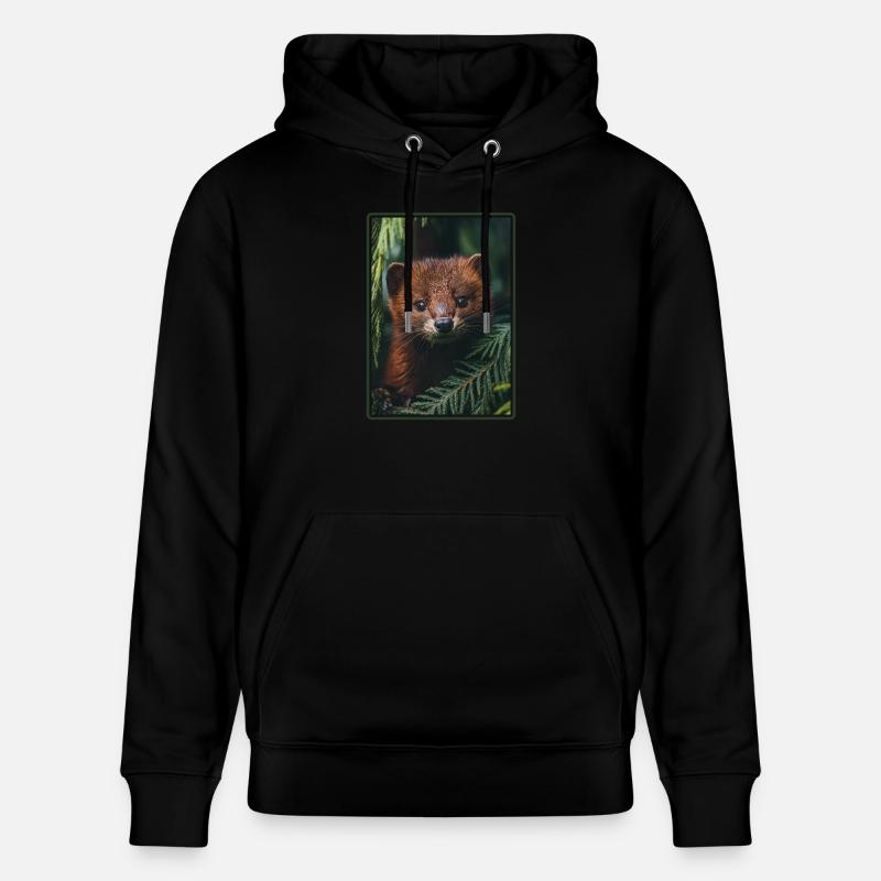 Vison Vison - Sweat à capuche bio CRUISER Stanley/Stella Unisexe - noir