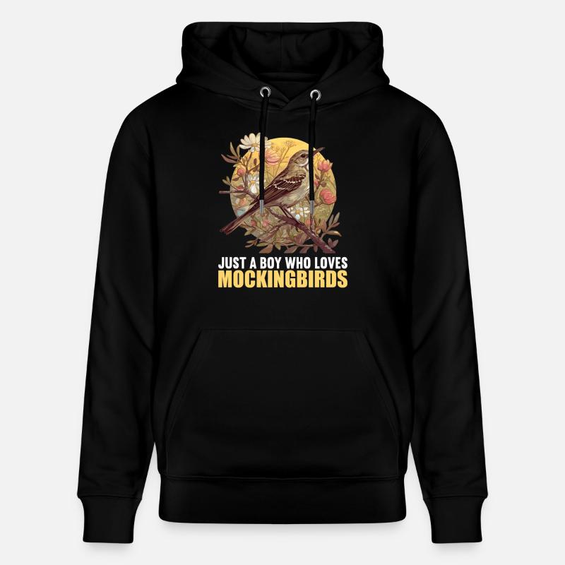 Oiseaux moqueurs Oiseaux moqueurs - Sweat à capuche bio CRUISER Stanley/Stella Unisexe - noir