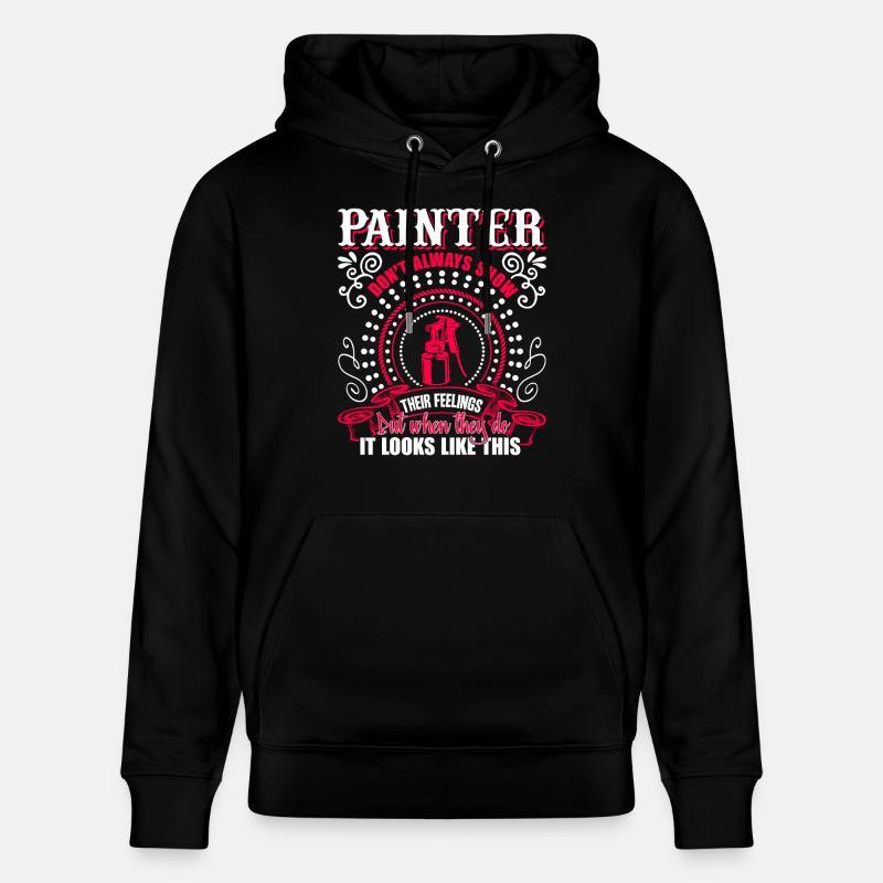 Painter Awesome Painter - Stanley/Stella CRUISER Unisex Organic Hoodie - black
