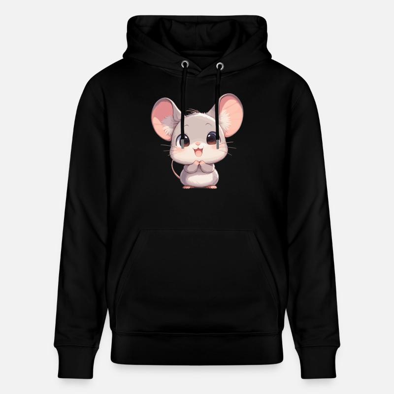 Souris Souris - Sweat à capuche bio CRUISER Stanley/Stella Unisexe - noir