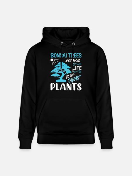 Bonsai Tree - Stanley/Stella Unisex Bio-Hoodie CRUISER  - Schwarz