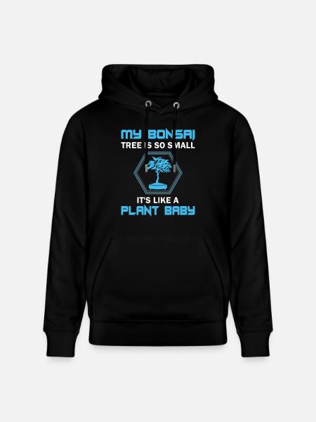 Bonsai Tree - Stanley/Stella Unisex Bio-Hoodie CRUISER  - Schwarz