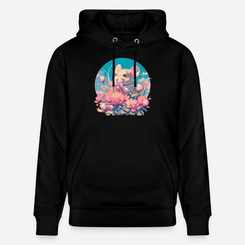 Mäuse Maus - Stanley/Stella Unisex Bio-Hoodie CRUISER  - Schwarz