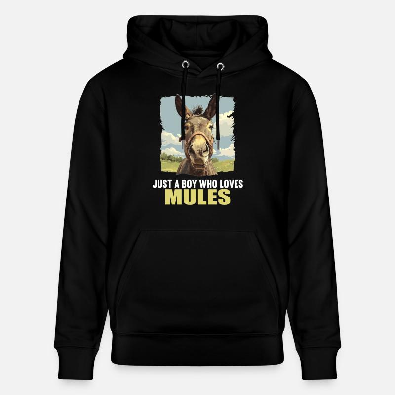 Mules Mule - Sweat à capuche bio CRUISER Stanley/Stella Unisexe - noir