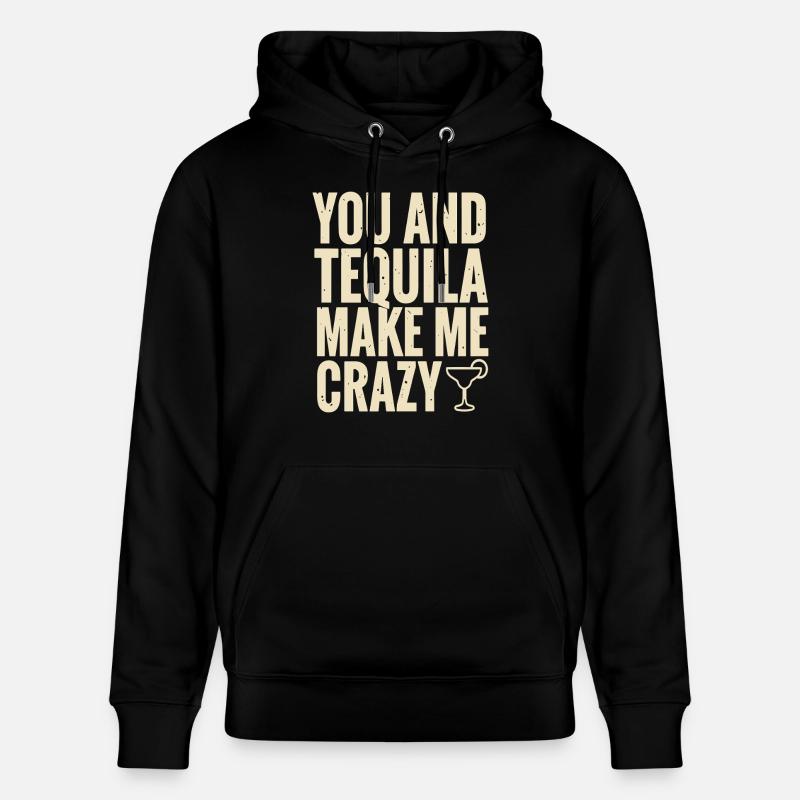 Tequila Party Dire Citation - Sweat à capuche bio CRUISER Stanley/Stella Unisexe - noir