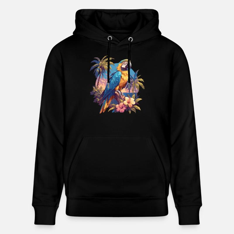 Perroquet Perroquet Perroquet - Sweat à capuche bio CRUISER Stanley/Stella Unisexe - noir