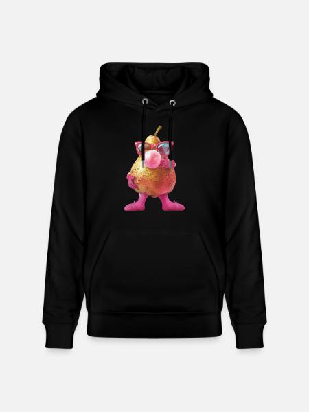 Birne - Stanley/Stella Unisex Bio-Hoodie CRUISER - Schwarz