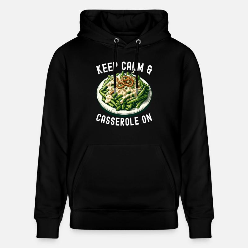 Casserole de haricots verts - Sweat à capuche bio CRUISER Stanley/Stella Unisexe - noir