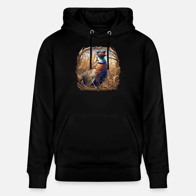 Faisans Faisan - Sweat à capuche bio CRUISER Stanley/Stella Unisexe - noir