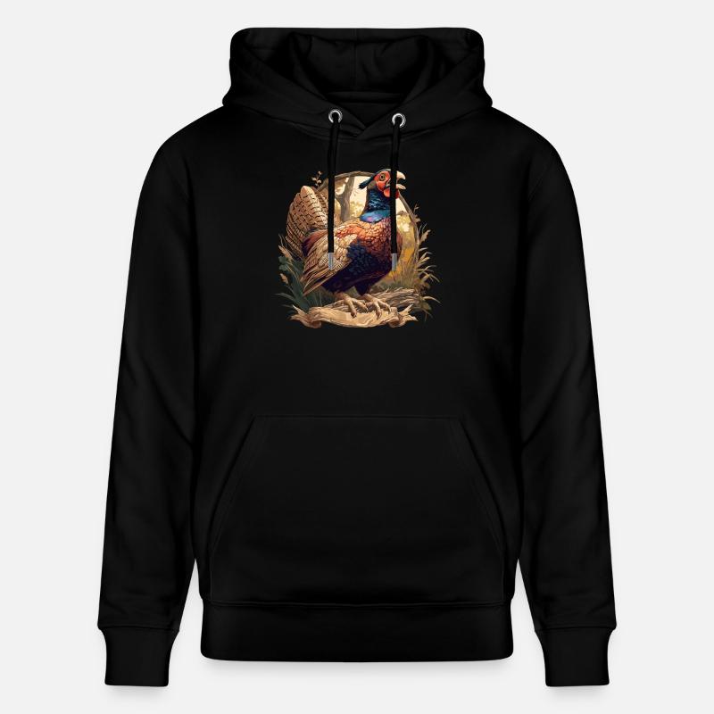 Faisans Faisan - Sweat à capuche bio CRUISER Stanley/Stella Unisexe - noir