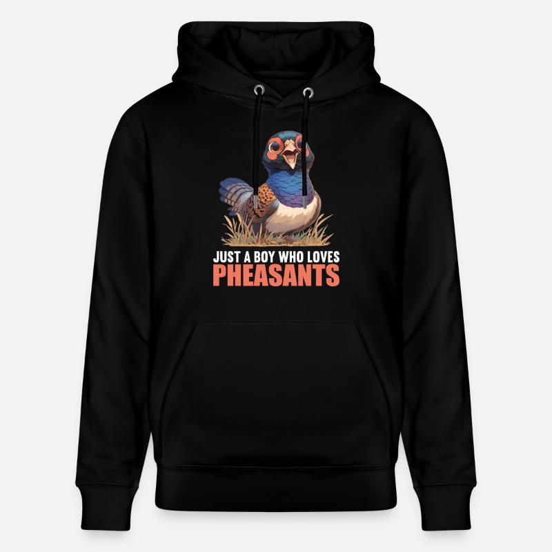 Faisans Faisan - Sweat à capuche bio CRUISER Stanley/Stella Unisexe - noir