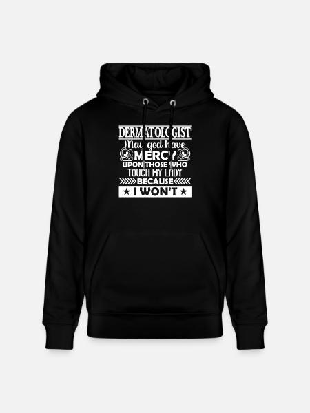 Dermatologist Funny Dermatologist - Stanley/Stella CRUISER Unisex Organic Hoodie - black