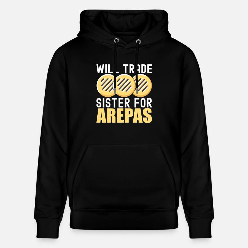 Arepas vénézuélienne - Sweat à capuche bio CRUISER Stanley/Stella Unisexe - noir
