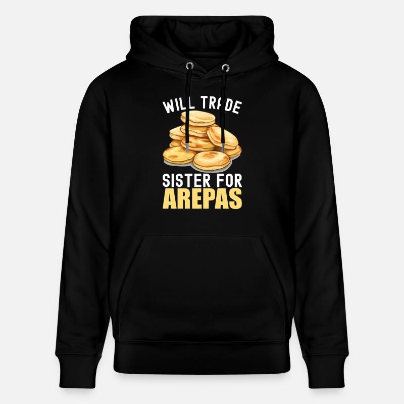 Arepas vénézuélienne - Sweat à capuche bio CRUISER Stanley/Stella Unisexe - noir