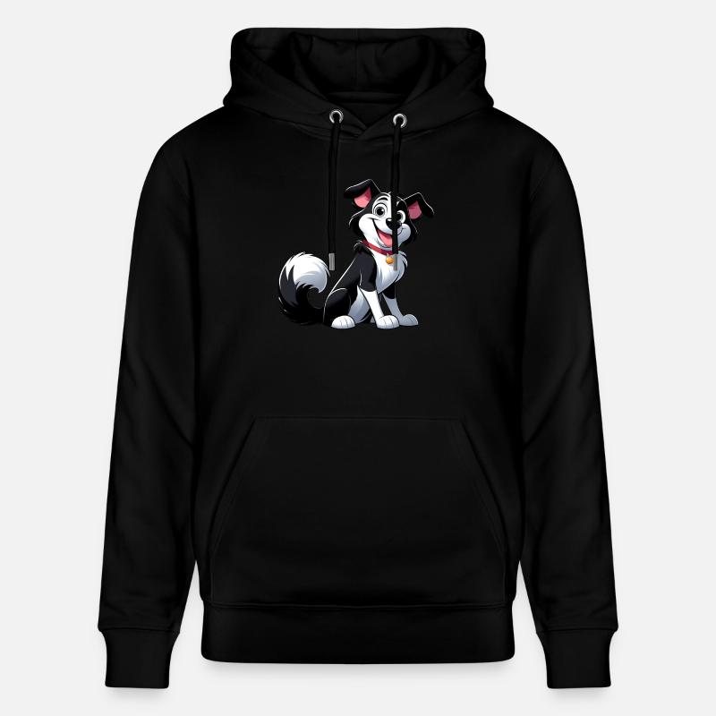 border collie 5 - Sweat à capuche bio CRUISER Stanley/Stella Unisexe - noir